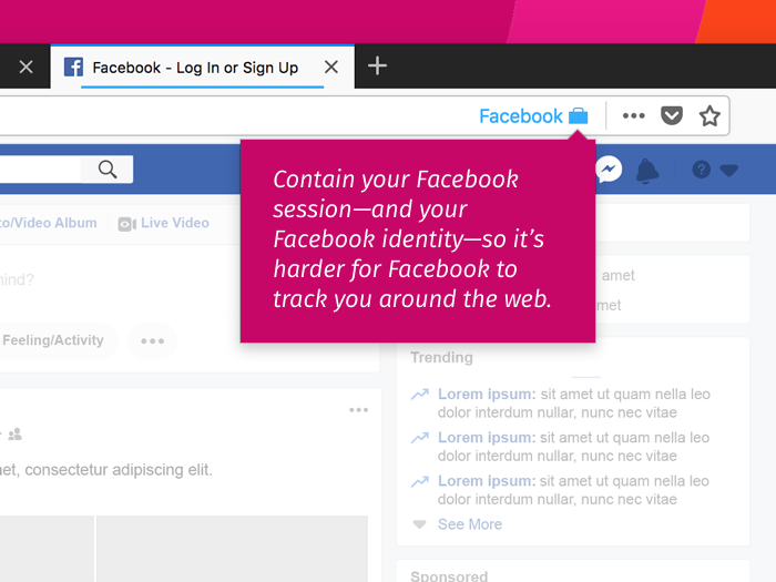 إضافة لمتصفح فايرفوكس تمنع الفيسبوك من تعقب خطواتك