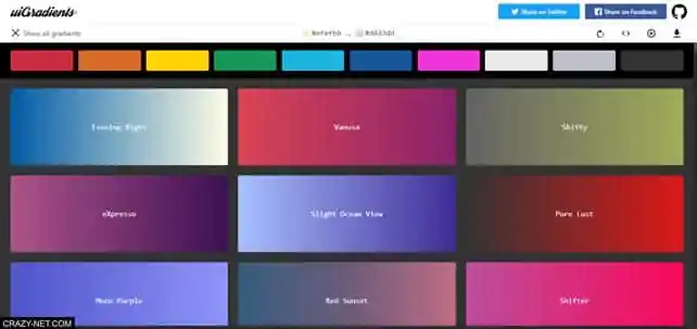 افضل موقع تدرج الألوان للحصول على ألوان متناسقة و تدرج الوان للفوتوشوب