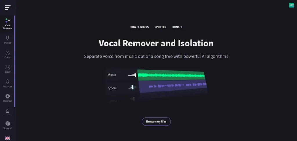 افضل 5 مواقع فصل الصوت عن الموسيقى مجاناً باستخدام الذكاء الاصطناعي
